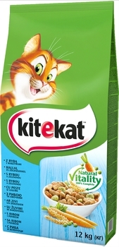 Сухий корм для котів Kitekat Риба з овочами 12 кг - Pampik
