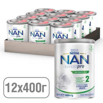 Суха молочна суміш NAN Optipro 2 Кисломолочна, 400 г - Pampik - 13