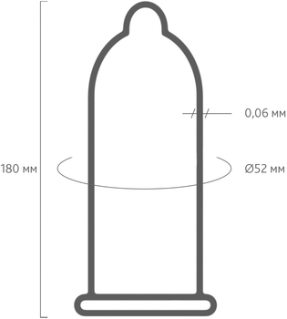 Презервативи латексні Vizit Dotted, точкові, 3 шт. - Pampik - 8