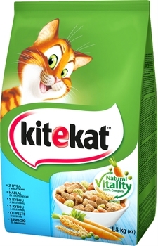 Сухий корм для котів Kitekat Риба з овочами 1.8 кг - Pampik