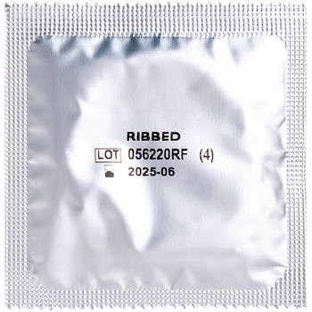 Презервативи латексні Vizit Ribbed, з кільцями, 3 шт. - Pampik - 4