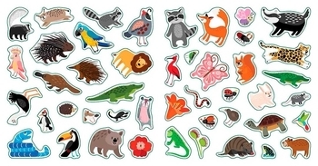 Суперові наліпки. Тварини - Pampik - 3