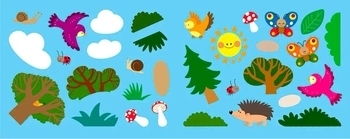 Малюємо та клеїмо. У лісі - Pampik - 2