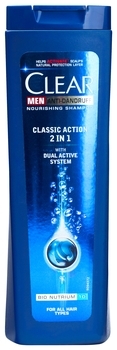 Шампунь-бальзам для чоловіків Clear Активспорт 2в1, 250 мл - Pampik