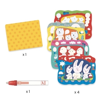 Художній комплект для малювання водою Djeco У дорозі (DJ09066) - Pampik - 3