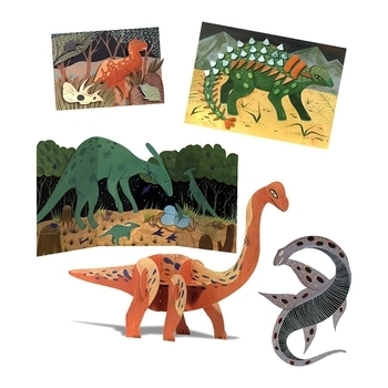 Набір для творчості Djeco Світ динозаврів (DJ09331) - Pampik - 2
