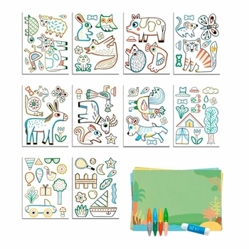 Набор для творчества Djeco Мир для создания животных (DJ08997) - Pampik - 2