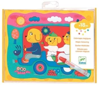 Художній комплект для малювання водою Djeco У дорозі (DJ09066) - Pampik