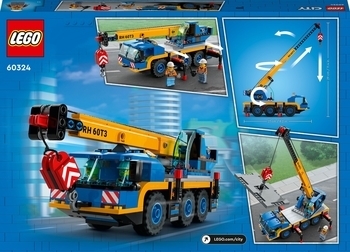 Конструктор Lego City Мобільний кран, 340 деталей (60324) - Pampik - 4