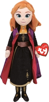 М'яка іграшка TY Frozen Anna, зі звуковим ефектом, 25 см (02407) - Pampik
