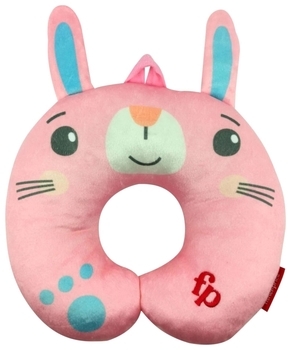Подушка-іграшка Fisher-Price Зайчик для подорожей (FP-NP003) - Pampik
