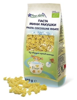 Макарони органічні Fleur Alpine Міні Мушлі, 250 г - Pampik - 2