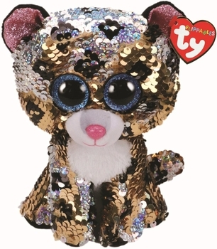 Мягкая игрушка TY Flippables Леопард Sterling,15 см (36345) - Pampik