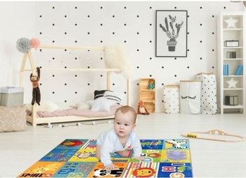 Ігровий протиковзний килимок Fisher-Price Граємо і вчимося, р.120х80 см (FP-PC006) - Pampik - 3