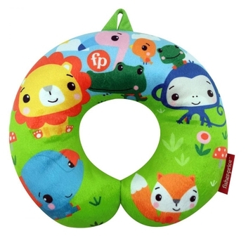 Подушка-іграшка Fisher-Price Джунглі для подорожей (FP-NP009) - Pampik