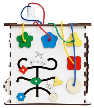 Розвиваючий кубик GoodPlay, з підсвічуванням, 25х25х25 см (K009) - Pampik - 6