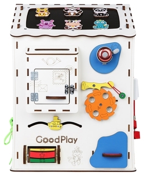 Великий розвиваючий центр GoodPlay Бізідом, з підсвічуванням, 50х35х35 см (B009) - Pampik - 7