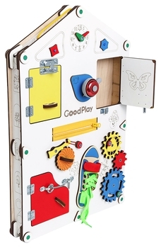 Розвиваюча дошка-будиночок GoodPlay, 56х38х6 см (D008) - Pampik - 2