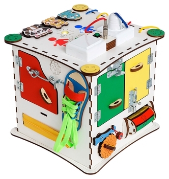 Розвиваючий кубик GoodPlay, з підсвічуванням, 25х25х25 см (K009) - Pampik - 5