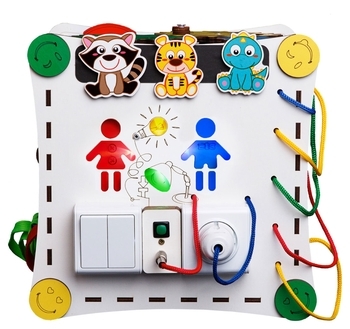 Розвиваючий кубик GoodPlay, з підсвічуванням, 25х25х25 см (K009) - Pampik - 7