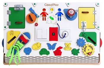 Розвиваюча дошка з нахилом GoodPlay, з підсвічуванням, 56х38х9 см (D005) - Pampik - 2