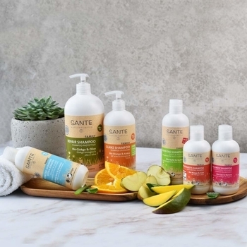 БІО-Шампунь Sante Extra Sensitiv Алое Віра і Бісаболол, для чутливої ​​шкіри голови, для всієї родини, 300 мл - Pampik - 2