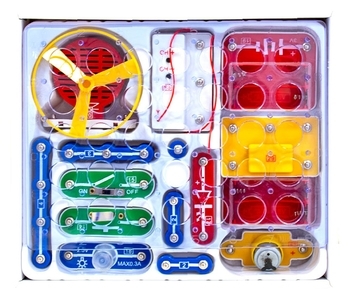 Конструктор Znatok Перші кроки в електроніці, 34 схеми, набір С, укр. мова (REW-K062) - Pampik - 5