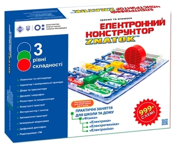 Конструктор Znatok Школа, 999+ схем, укр. мова (REW-K007) - Pampik