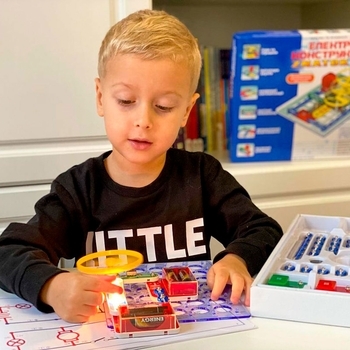 Конструктор Znatok, 180 схем, укр. язык (REW-K003) - Pampik - 9