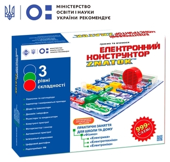 Конструктор Znatok Школа, 999+ схем, укр. мова (REW-K007) - Pampik - 2