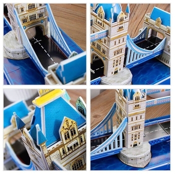 3D Пазл CubicFun Тауэрский Мост, 52 элемента (C238h) - Pampik - 8