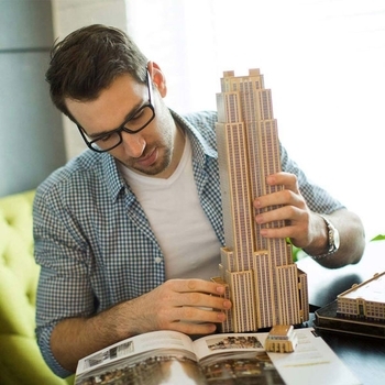 3D Пазл CubicFun National Geographic Емпайр-стейт-білдінг, 66 шт. (DS0977h) - Pampik - 7