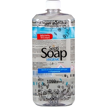 Антисептичний засіб для рук SeptiSoap Hygienic, 1000 мл - Pampik