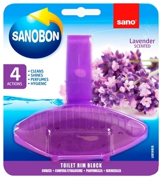 Туалетный блок Sano Лаванда, 55 г - Pampik
