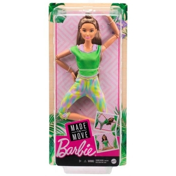 Лялька Barbie Рухайся як я Шатенка (GXF05) - Pampik