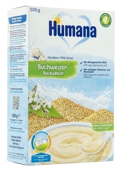 Молочна каша Humana Гречана, 200 г - Pampik - 9