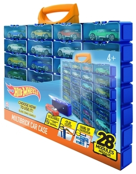 Ігровий контейнер для машинок Hot Wheels, на 28 машинок (HWCC8C) - Pampik