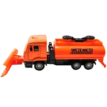 Автомодель Technopark Снігоприбиральна машина, іннерційна, помаранчевий (SB-18-07WB(CIS)) - Pampik