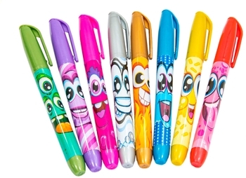 Набір ароматних маркерів Scentos Металевий блиск, 8 шт. (40695) - Pampik - 2