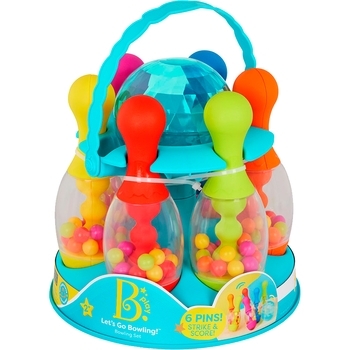 Ігровий набір Battat Яскравий боулінг (BX4511Z) - Pampik