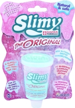 Ароматний лизун Joker Slimy Металік, зелений (46078/1) - Pampik