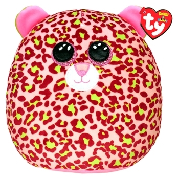 М'яка іграшка-подушка TY Squish-A-Boos Леопард Lainey, 20 см (39299) - Pampik