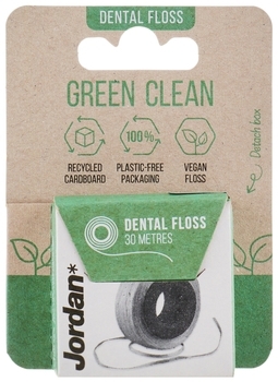 Зубной флос Jordan Green Clean, 30 м - Pampik
