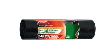 Мішки Paclan для смiття Big Strong 240 л х 20 шт - Pampik