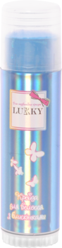 Крейда для волосся Lukky, синій з блискітками, 10 г - Pampik - 2