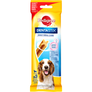 Лакомство для собак Pedigree Denta Stix для чистки зубов, 77 г - Pampik
