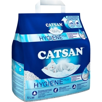 Наполнитель туалетов для кошек Catsan Ultra plus, 5 л - Pampik