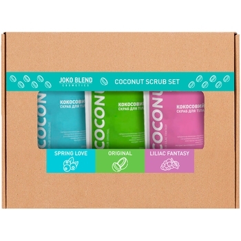 Набор для тела Joko Blend Coconut Body Scrub Set of 3 (734933) - Pampik