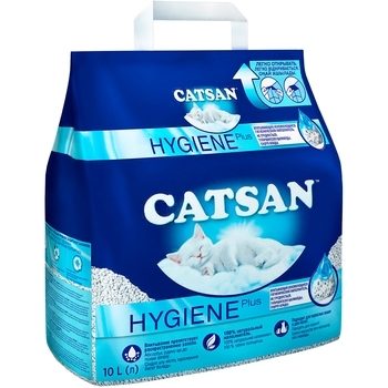 Наповнювач для котячого туалету Catsan Hygiene plus Мінеральний поглинаючий, 10 л - Pampik
