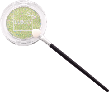 Запеченные тени для век Lukky Северное сияние, зеленый, 1,7 г - Pampik - 2